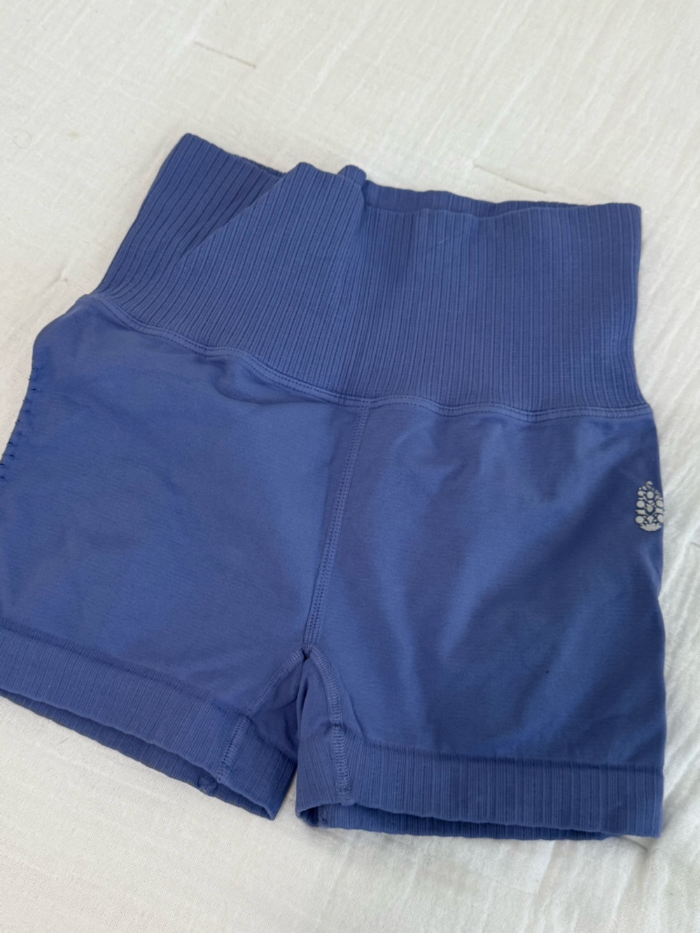 Free People Royal Blue Athletic Shorts